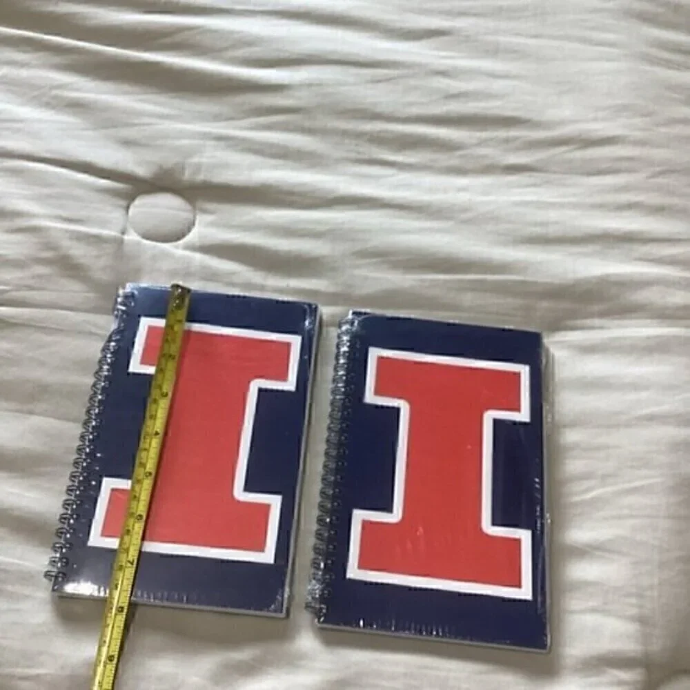 Illinois Fighting Illini spiral Notebooks new in packages.University of Illinois